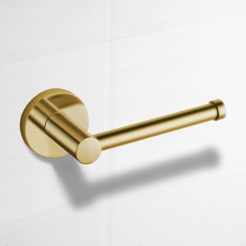 Toilet Paper Holder, Modern, Matte Gold Nameeks NCB122